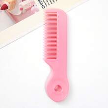 1 cái Của Kẹo màu Dễ thương Nhỏ bé Lược Mát xa Đầu Lược Có sẵn In Nhiều Màu sắc - Hồng - Xem 2