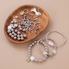 1條高光澤度彩色珍珠手鍊/項鍊手工diy珠寶製作 - 彩色 - 查看 7