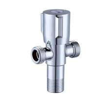 黃銅三角閥二進一出加厚三角閥配套熱水器冷熱水兩用 - 白色 - 查看 3