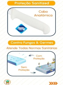 Dao nhà bếp - Đỏ - Xem 3