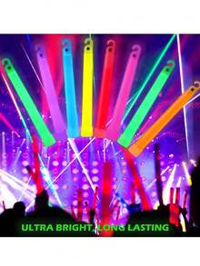 5入組帶掛鉤的橙色發光棒-6英寸多功能發光棒,超級防水,持續光亮,適用於野營,派對,現場助威,生日派對,適用於各種戶外活動,也可用於停電緊急情況下,戶外信號準備就緒 - 橘色 - 查看 6