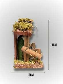 Presépio Natalino Decorativo Enfeite em Resina e MDF p/ Natal Decoração