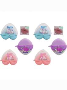 6pz Bálsamo Corazón Hidratante Mágico, colores mixtos - Multicolor - Ver 1