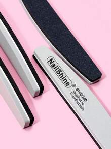 NailSunshine 5件装 180/240目海绵指甲抛光器 专业美甲工具，适用于亚克力指甲护理，打造最佳自然美甲效果，美甲用品，美甲工具，美甲艺术工具，返校季，美甲，美甲工具，适用于贴片式指甲 - 彩色 - 查看 9