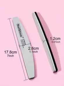 NailSunshine 5件装 180/240目海绵指甲抛光器 专业美甲工具，适用于亚克力指甲护理，打造最佳自然美甲效果，美甲用品，美甲工具，美甲艺术工具，返校季，美甲，美甲工具，适用于贴片式指甲 - 彩色 - 查看 8