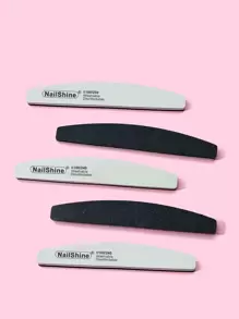 NailSunshine 5件装 180/240目海绵指甲抛光器 专业美甲工具，适用于亚克力指甲护理，打造最佳自然美甲效果，美甲用品，美甲工具，美甲艺术工具，返校季，美甲，美甲工具，适用于贴片式指甲 - 彩色 - 查看 5