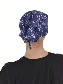 SOULMATE Printed Surgical Medical Cap For Women - 藍色DNA - 查看 2
