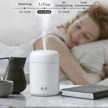 Portable Mini Humidifier, Usb-powered Rgb Night Light Aromatherapy Humidifier, Quiet Ultrasonic Humidifier, Personal Desktop Diffuser, Portable Car, Home, Office, Travel White - White - View 8