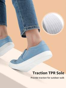 STQ Slip On Shoes For Women Fashion Sneakers Elees Quilted 2.0 Comfort Casual Fall Loafers - MÀU XANH DENIM - Xem 4