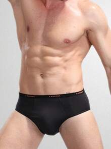 4 件裝 多色中腰高彈透氣男士三角內褲適合四季、春節、情人節 - 彩色 - 查看 5