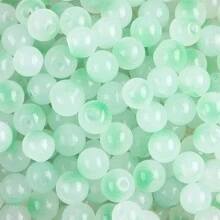 8mm玻璃仿翡翠珠子漸變雙色圓珠手工DIY手鍊項鍊珠子珠材 - 8mm 圓珠 - 查看 26