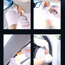 5pcs Mini Car Interior Panel Removal Tool, Car Modification Pry Bar Made Of Resin - Orange - View 5