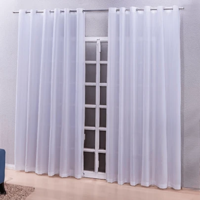 Cortina Charming 4,00m x 2,50m Para Quarto, Sala, Escritório e Decoração