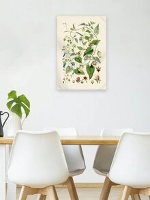 1pc Plant Tapestry, Botanical Wall Hanging Decor - Green - View 7