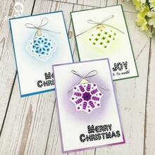 alinacutle Ainacutle 心形分層聖誕鐘金屬切割模切紙工藝手工卡片製作 Diy 賀卡剪貼簿和相冊 - C - 查看 5