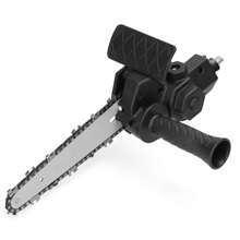 電鑽轉電鋸配件-將您的電鑽變成一種電鋸工具,可用於小型木材切割,適用於花園使用。 - 黑色 - 查看 6