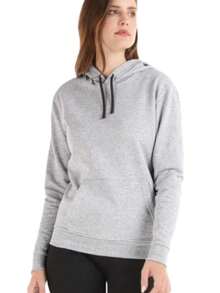 sudadera con forro en gorro - Gris - Ver 2