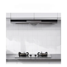Kitchen Backsplash Self-Adhesive Transparent Sticker Heat Resistive Wall Tile Sticker For Range Hood, Cabinets, Waterproof Wallpaper - White - View 1