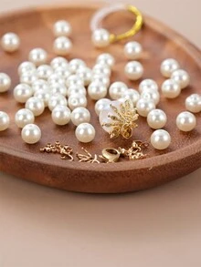 1入手工製作珍珠和鑽石裝飾的自製珠寶吊墜 - 彩色 - 查看 5