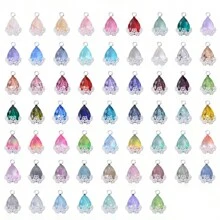 10pcs/pack Random Color Zinc Alloy Vintage Hollow Out Pendant, Baroque-style Diy Jewelry Making Accessories For Bracelet, Necklace, Earrings, Hair Accessories, Headband, Bridal Wedding Dress, Shoes, Bags, Collars, Keychain, Window Curtain Decoration, 20*13mm