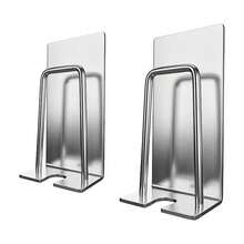 1入不需打孔的浴室或廁所牙刷架,不銹鋼牆掛收納架