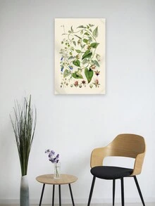 1pc Plant Tapestry, Botanical Wall Hanging Decor - Green - View 9