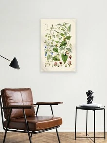 1pc Plant Tapestry, Botanical Wall Hanging Decor - Green - View 6