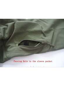 Chamarra Tactica Militar Térmica Impermeable Tactico Hombre - Verde - Ver 8