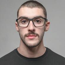 Men Eyeglasses - 黑色 - 查看 5