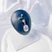 1pc Turtle Decor Navel Belly Ring Stainless Steel Fashion Punk Perfect Piercing For Women & Men Body Jewelry Gift - Multicolor - View 9