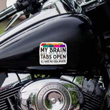 Não Có Mở Hình dán , Vui Văn phòng Vinyl Giấy dán , Vui Mẹ Qủa tặng , Trong sáng Máy tính xách tay Đề can , Bình nước Đề can , - Màu be - Xem 7