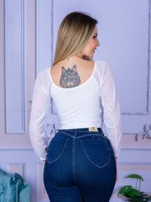 LLEVO Women Tops - 白色 - 查看 6