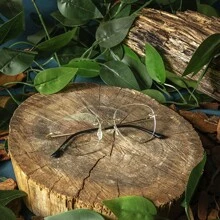 Men Eyeglasses - 金色 - 查看 1