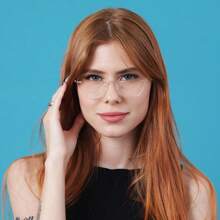 Men Eyeglasses - 金色 - 查看 2