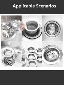 30pcs/pack Kitchen Sink Filter Net - White - View 6