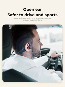 Havit 空氣傳導耳機,freego1 Air,開放式設計,定向音調技術,12小時超長電池續航,防汗輕巧穩固,時尚男士的選擇,運動耳機,日禮物的好主意