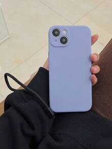 1入組薰衣草灰啞光手機殼，全覆蓋鏡片保護設計，與1個手機殼掛繩兼容，適用於iPhone - 灰色 - 查看 2