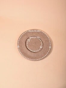 1入秋冬時尚休閒針織貝雷帽，帶有畫家風格/鄉村風格，適合女性穿著，復古且保暖 - 卡其色 - 查看 6