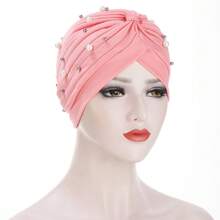 Paquete de 4 gorros para mujer, gorro de quimioterapia, quimioterapia contra el cáncer, pérdida de cabello, mujeres - Multicolor - Ver 5