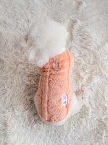 加厚款寵物毛衣,適用於貓和狗 - 橘色 - 查看 5