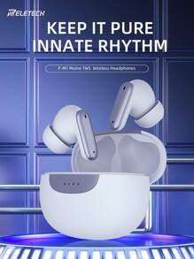 Reletech P-M1 TWS 无线耳机 ANC 主动降噪耳机，精致小巧，手掌大小，打开即可自动配对 - 黑色 - 查看 3