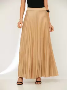 Women Skirts - 米色 - 查看 2
