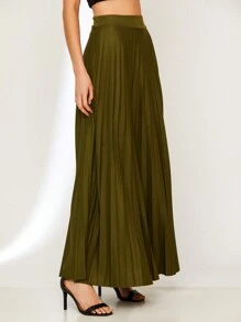 Women Skirts - Armé Grön - Visa 4