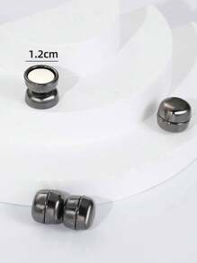 1 套多對強力金屬磁性頭巾夾配件別針女式披肩磁鐵扣頭巾女士禮物 - 彩色 - 查看 8