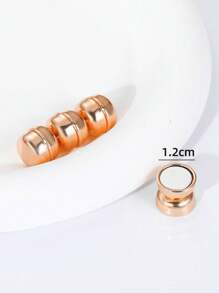 1 套多對強力金屬磁性頭巾夾配件別針女式披肩磁鐵扣頭巾女士禮物 - 彩色 - 查看 7