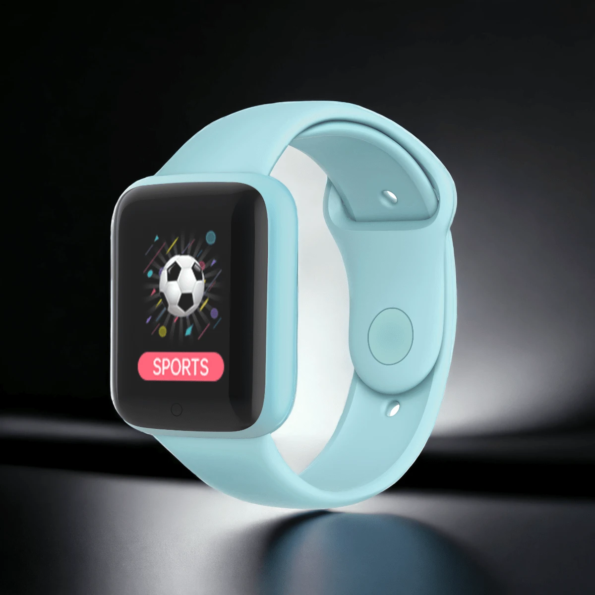 Reloj Digital Inteligente Y68: Tecnología Avanzada a tu Alcance - Azul - Ver 1