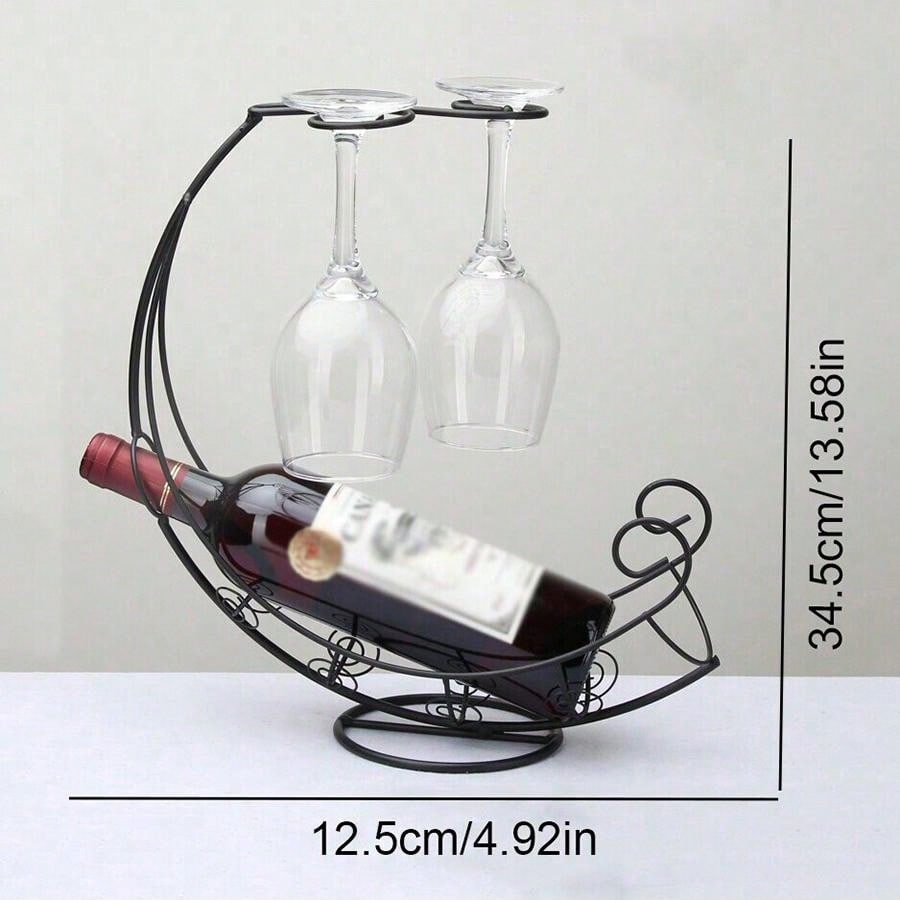 Iron wine rack decoration Corsair wine rack European style, home living