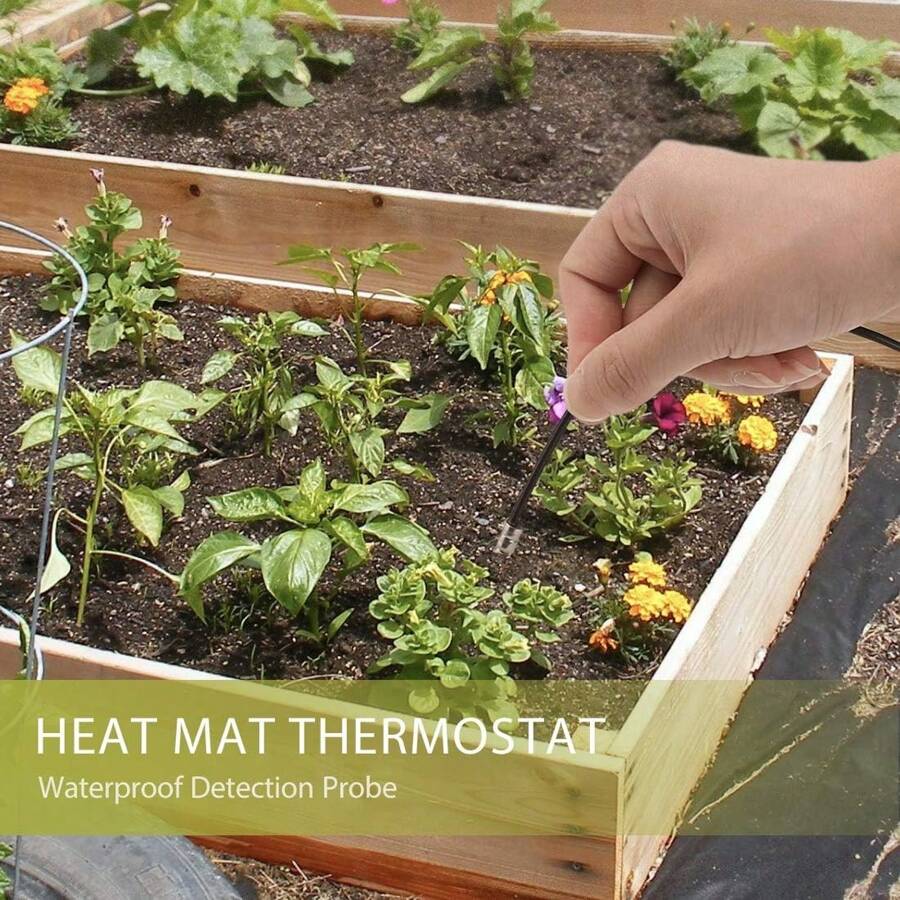 VIVOHOME 40108°F Temperature Digital LED Heat Mat Thermostat