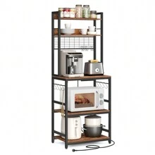 VASAGLE Baker's Racks - Brown - View 1