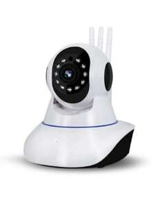 Câmera de segurança Robo 3 Antenas Ip Wifi 360º 720p - Branco - Visão 3